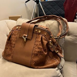 John Galliano leather bag